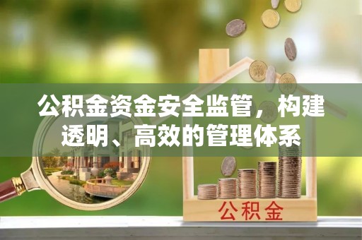 咸安公积金资金安全监管，构建透明、高效的管理体系