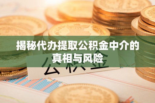 咸安揭秘代办提取公积金中介的真相与风险
