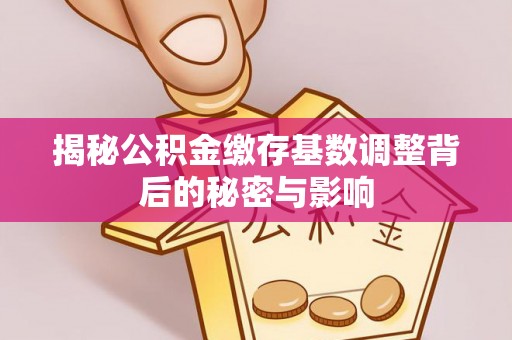 咸安揭秘公积金缴存基数调整背后的秘密与影响
