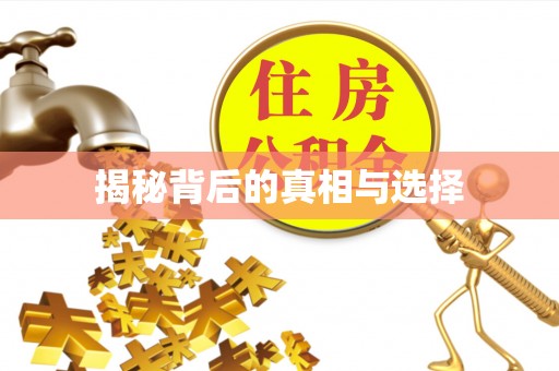 咸安揭秘背后的真相与选择