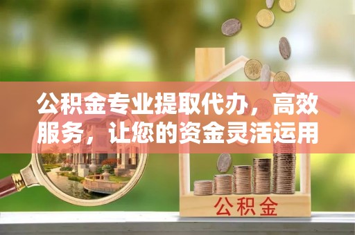 咸安公积金专业提取代办，高效服务，让您的资金灵活运用