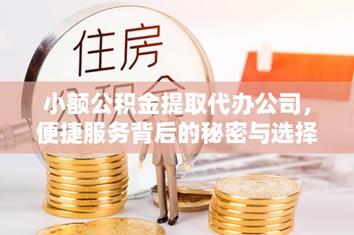 咸安小额公积金提取代办公司，便捷服务背后的秘密与选择指南