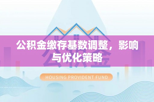 咸安公积金缴存基数调整，影响与优化策略