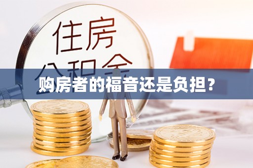 咸安购房者的福音还是负担？
