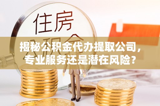 咸安揭秘公积金代办提取公司，专业服务还是潜在风险？